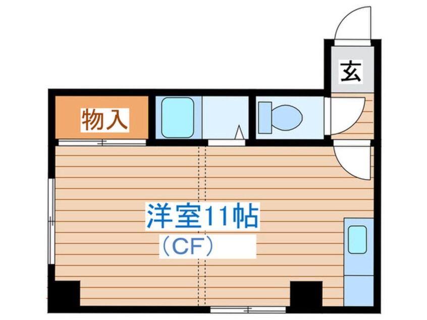 間取図 ツインブランシェ西館