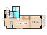 S‐FORT南郷通 1LDKの間取り