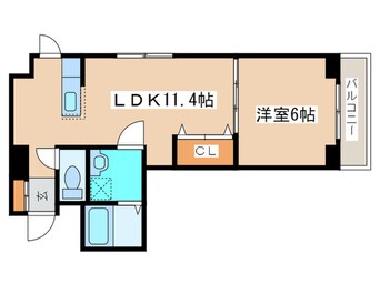 間取図 S‐FORT南郷通
