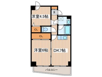 間取図 ＫＹコート山鼻