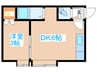 ライフステージ栄通 1DKの間取り