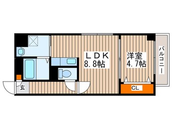 間取図 サムティレジデンス札幌駅前