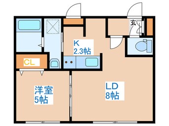 間取図 デイズ発寒南