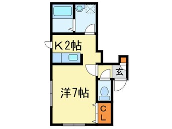 間取図 マンダリン北７条