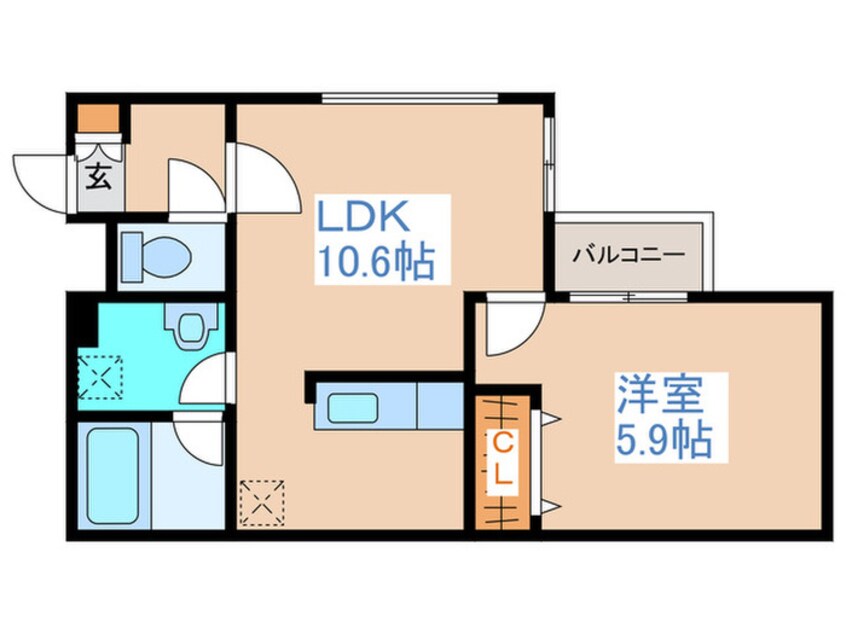 間取図 エムアールレジデンスN32
