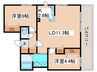 アルファスクエア元町 2LDKの間取り