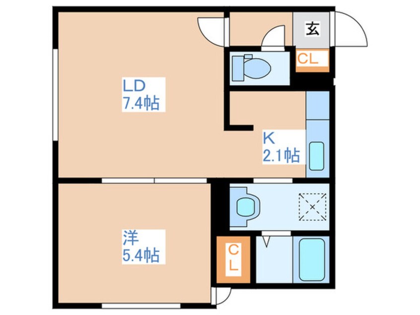 間取図 プライムコ－ト