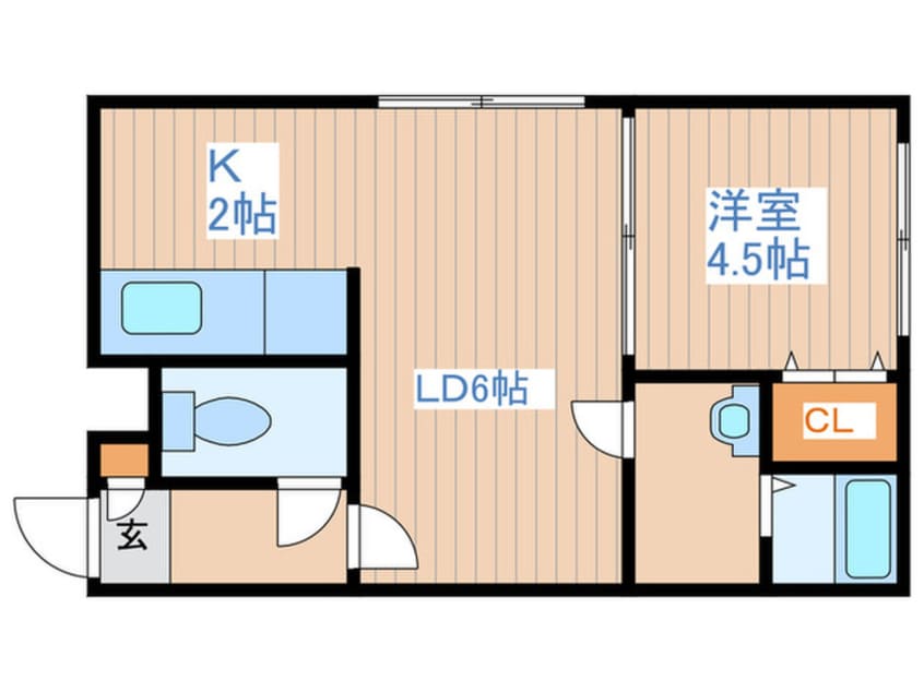 間取図 ウィンズ豊平