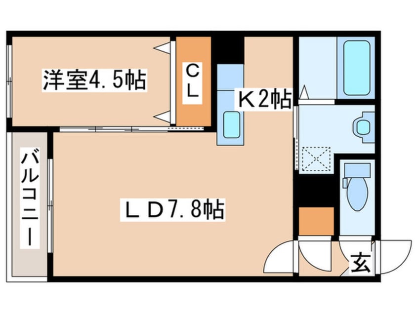 間取図 The gate of Huga