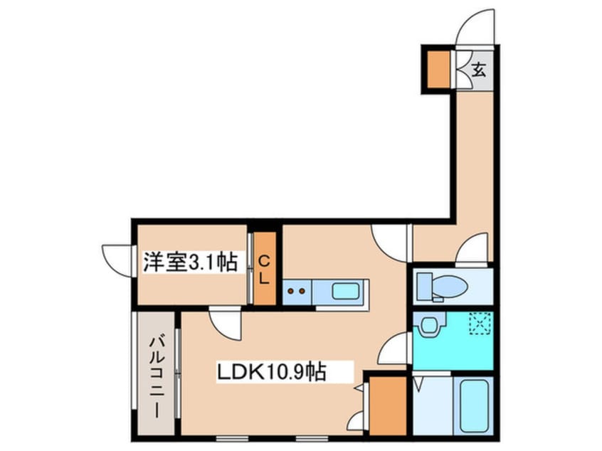 間取図 エスアール元町