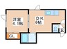 Ｔｓ円山 1DKの間取り
