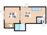 Ｔｓ円山 1DKの間取り