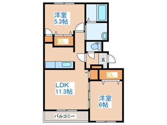 間取図 フェバリット壱番館