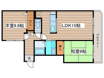 間取図 サングリ－ンナカノ