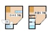 ルミエールアライ２ 1DKの間取り