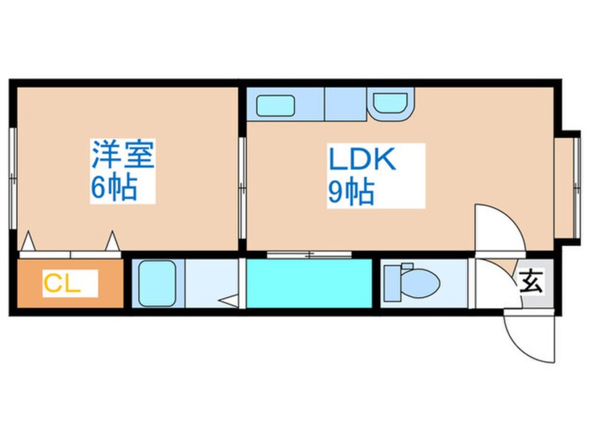 間取図 ノースランドＰＡＲＴ１