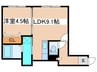 クイント菊水元町 1LDKの間取り