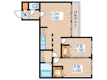 間取図 Ｏｔｔｉｍｏ　Ｌｉｖｅｌｌｏ