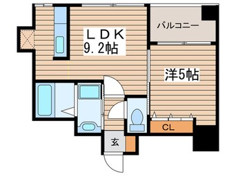 間取図 円山シャト－桂和大通館