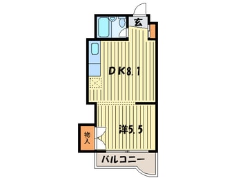 間取図 サウスフォ－Ⅰ