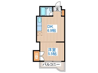 間取図 サウスフォ－Ⅰ