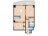 La　Maison　du　Soleil 2LDKの間取り
