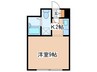 アルファアパル菊水 1Kの間取り