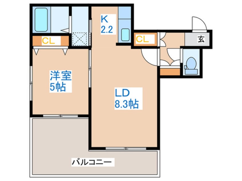 間取図 スクーデリア発寒中央