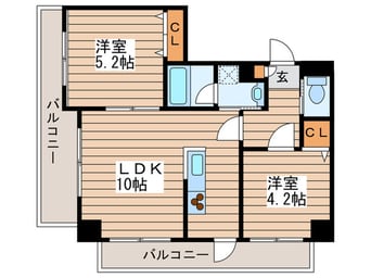 間取図 Ｓ－ＦＯＲＴ福住