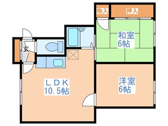 間取図 コ－ポ二上