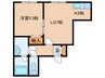 ブランノワ－ルラヴィ－ル南５条 1LDKの間取り