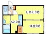 ＮＯＣＥ 1LDKの間取り