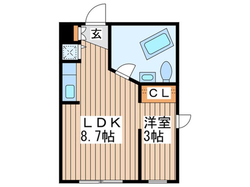 間取図 ビアン月寒公園