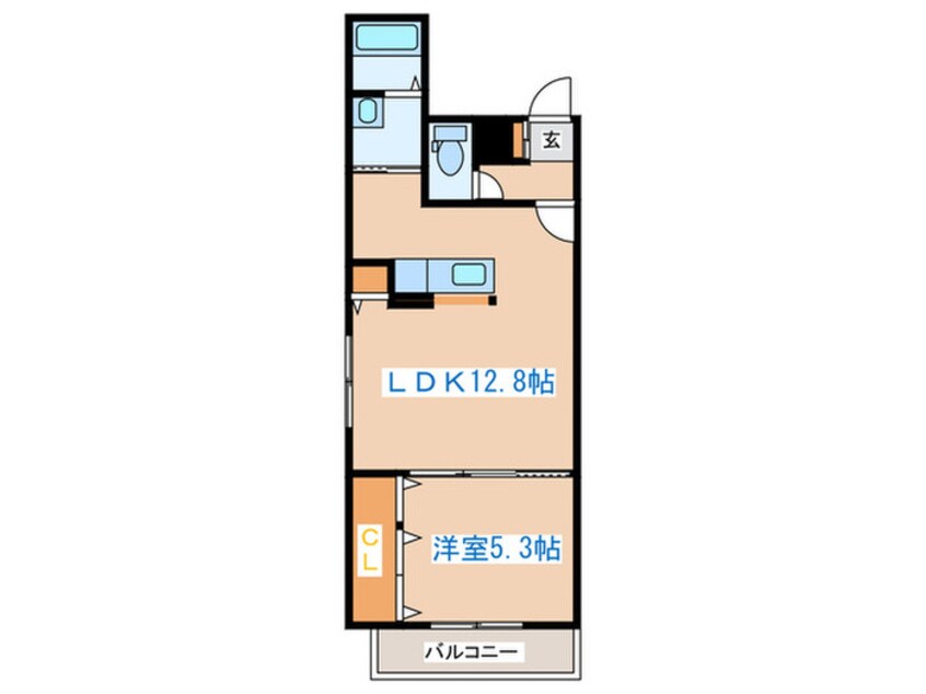 間取図 ルーミスト八軒東