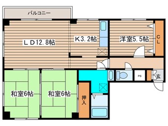 間取図 ユニティー北円山