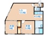 SR発寒 2LDKの間取り