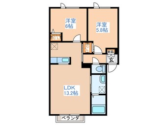 間取図 シャ－メゾン澄川Ⅱ