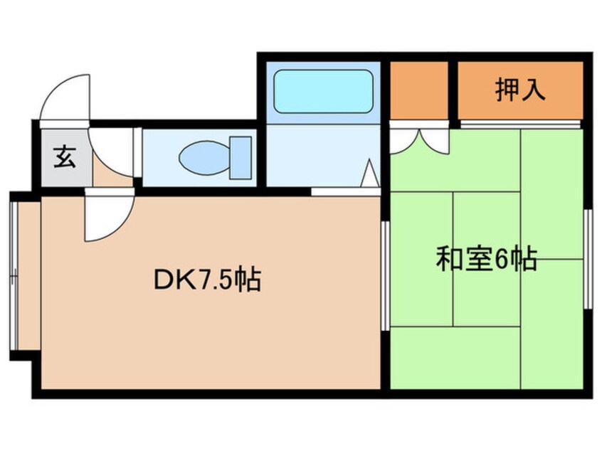 間取図 マイズフラッツ