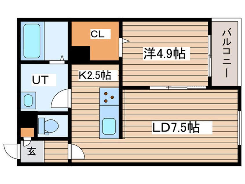 間取図 Y´s N10