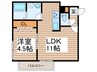 Y´s N10 1LDKの間取り