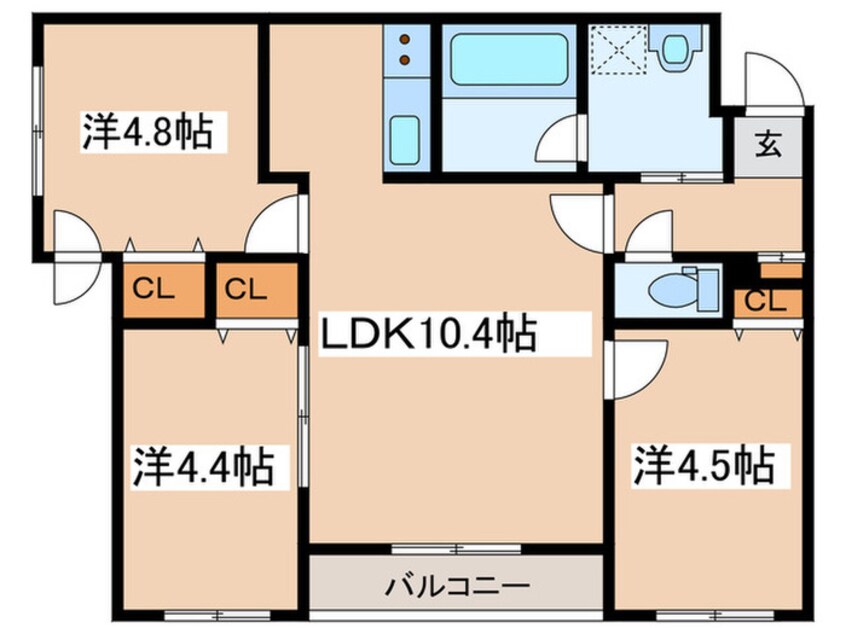 間取図 フォスカリーノ