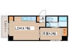 ＬＥＥ北９条 1LDKの間取り