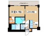 ＬＥＥ北９条 1LDKの間取り