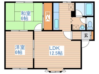 間取図 クレール７１５