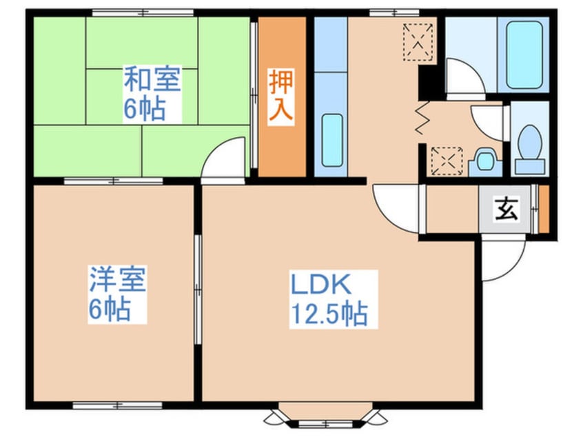 間取図 クレール７１５