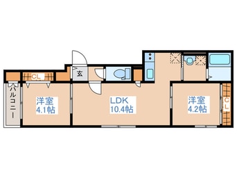 間取図 SUZU CORT元町