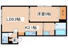 グランメールRA・N23 1LDKの間取り