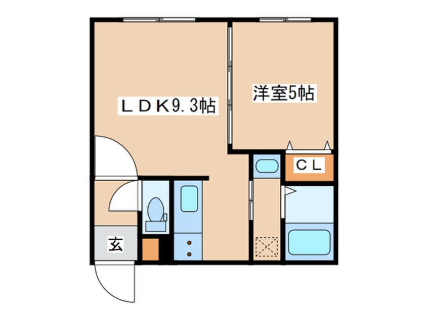 間取図 Ｒｉｖｉｅｒｅ医大前