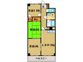 間取図 第２すずらんハイツ