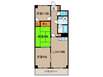 間取図 第２すずらんハイツ